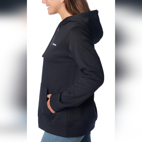 NWOT Columbia Black Hoodie Sweatshirt - Picture 3 of 6